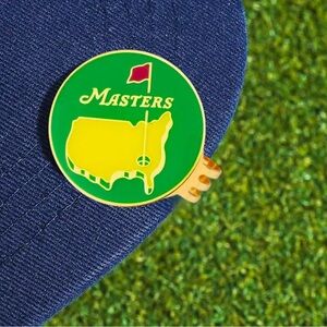 The Masters Augusta National Metal Ball Marker Clip Premium Tiger Woods Hat Clip